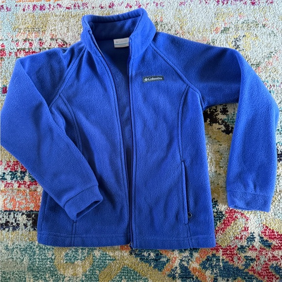 Columbia Deep Blue Fleece Outerwear - Picture 1 of 8